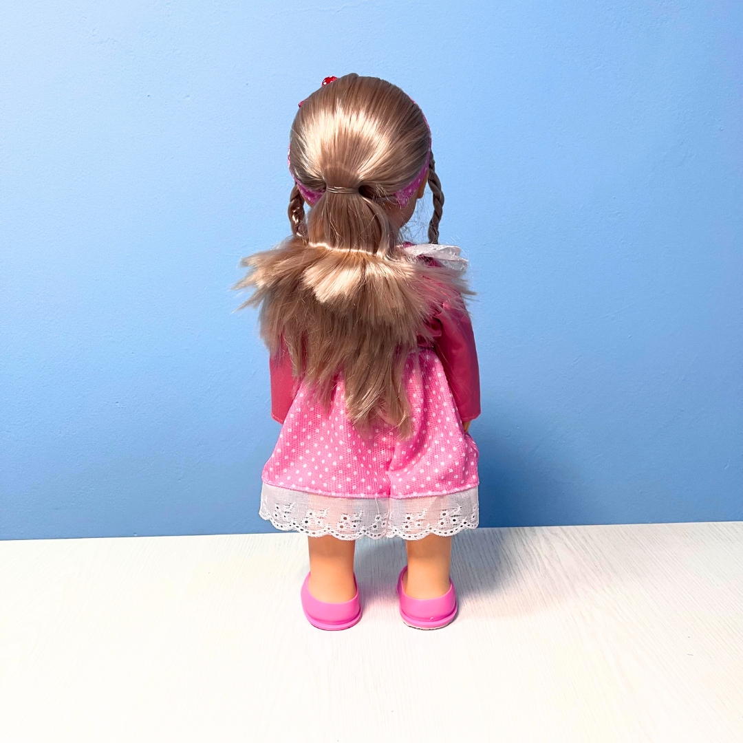 Кукла Радостина – пее, ходи и говори на български език